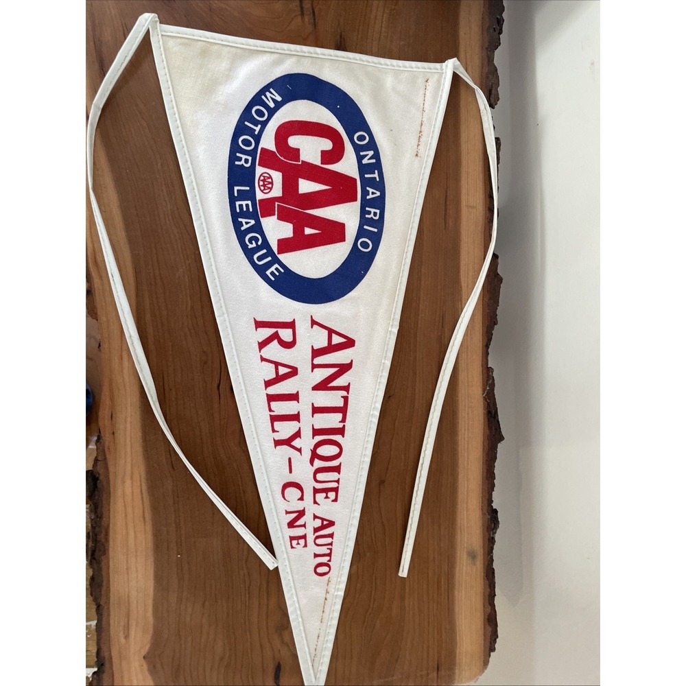 Vintage Antique Auto Rally CNE car pennant CAA motor League